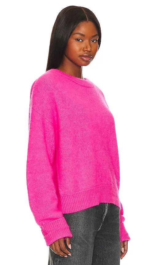 American Vintage Vitow Sweater in Fuchsia