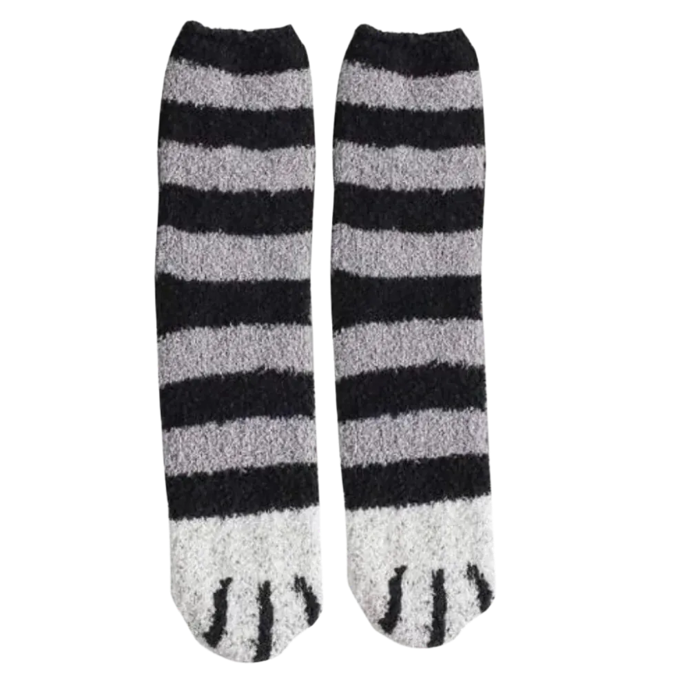 Cat's Paw Winter Socks