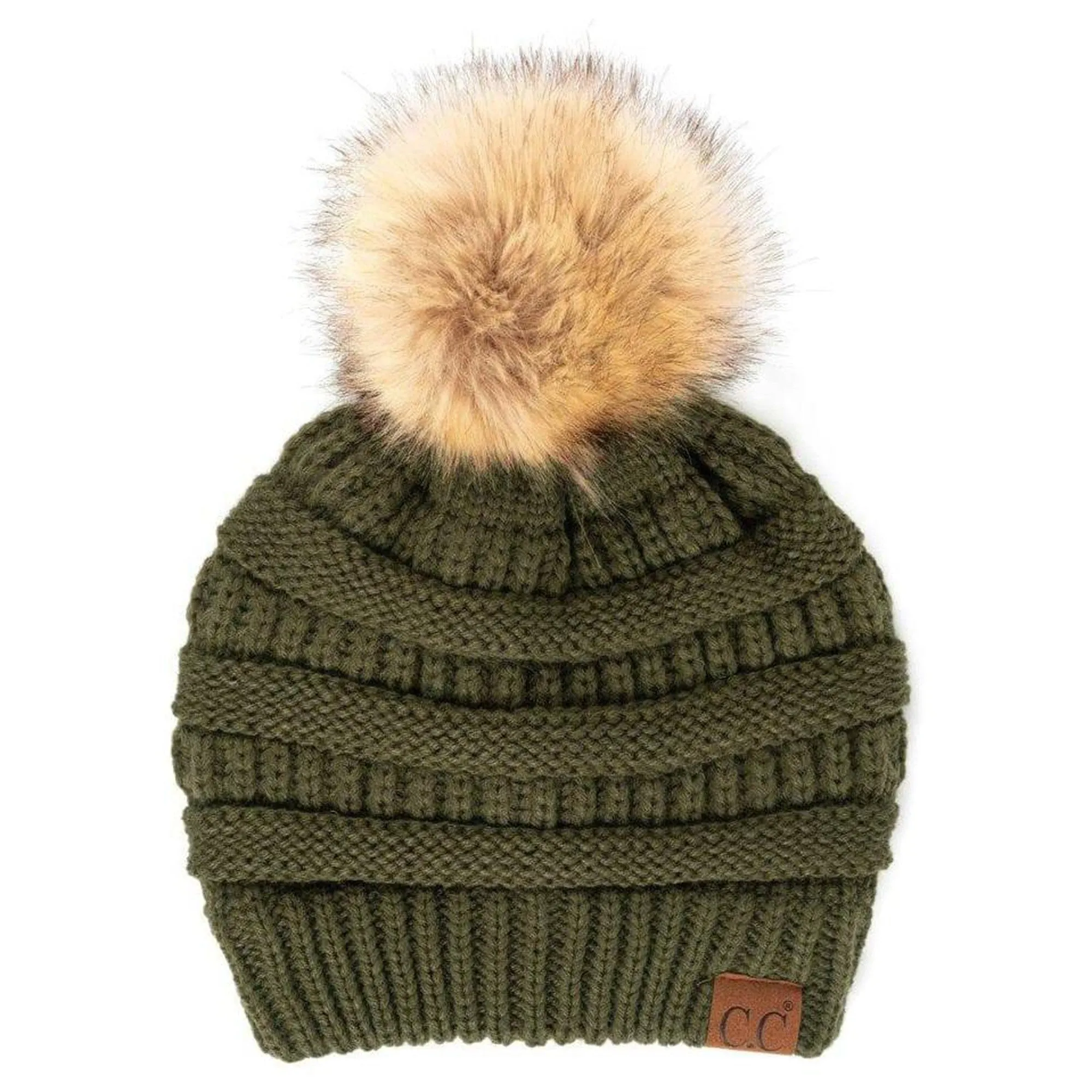 CC Trending Plush Pom Unisex Beanies Hats