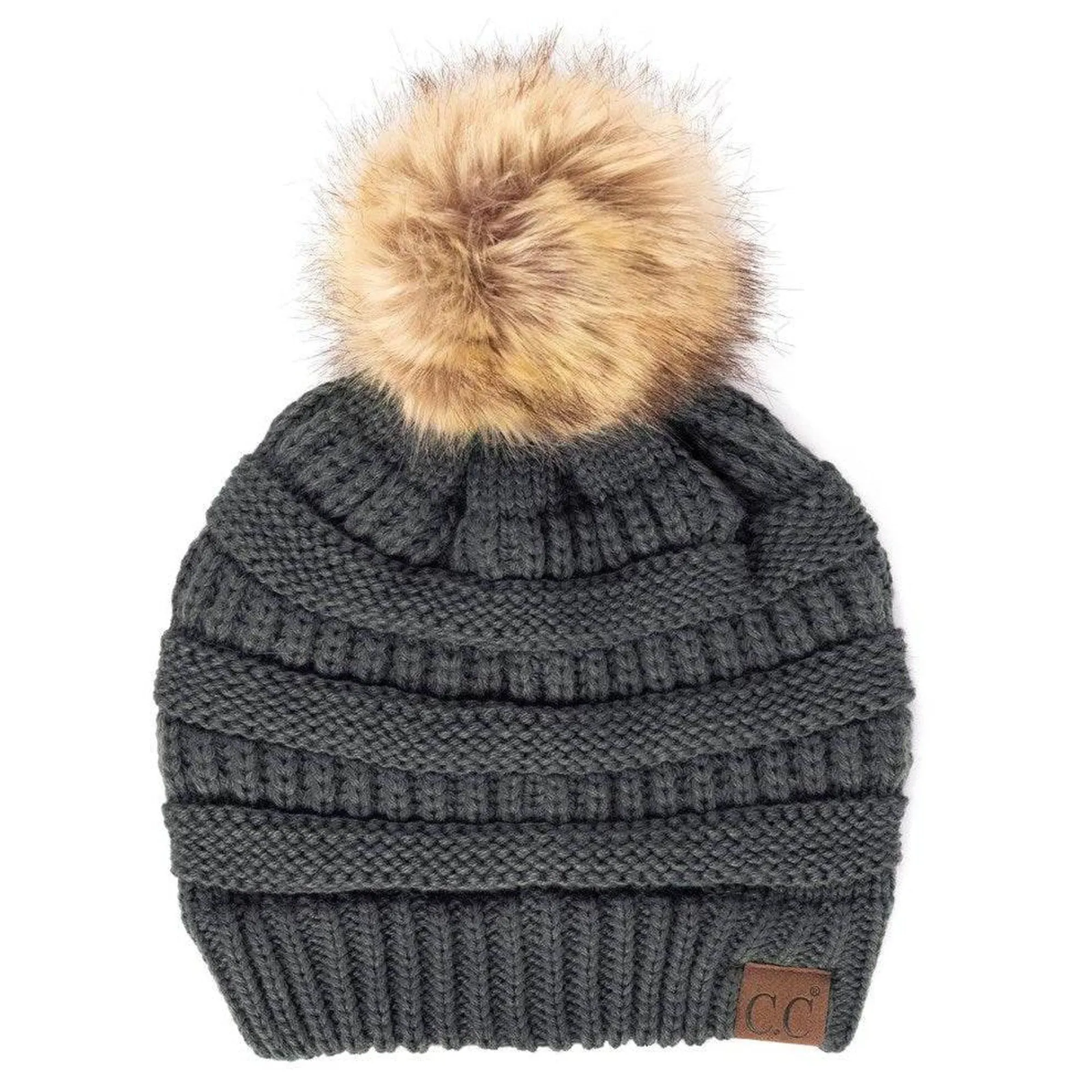 CC Trending Plush Pom Unisex Beanies Hats