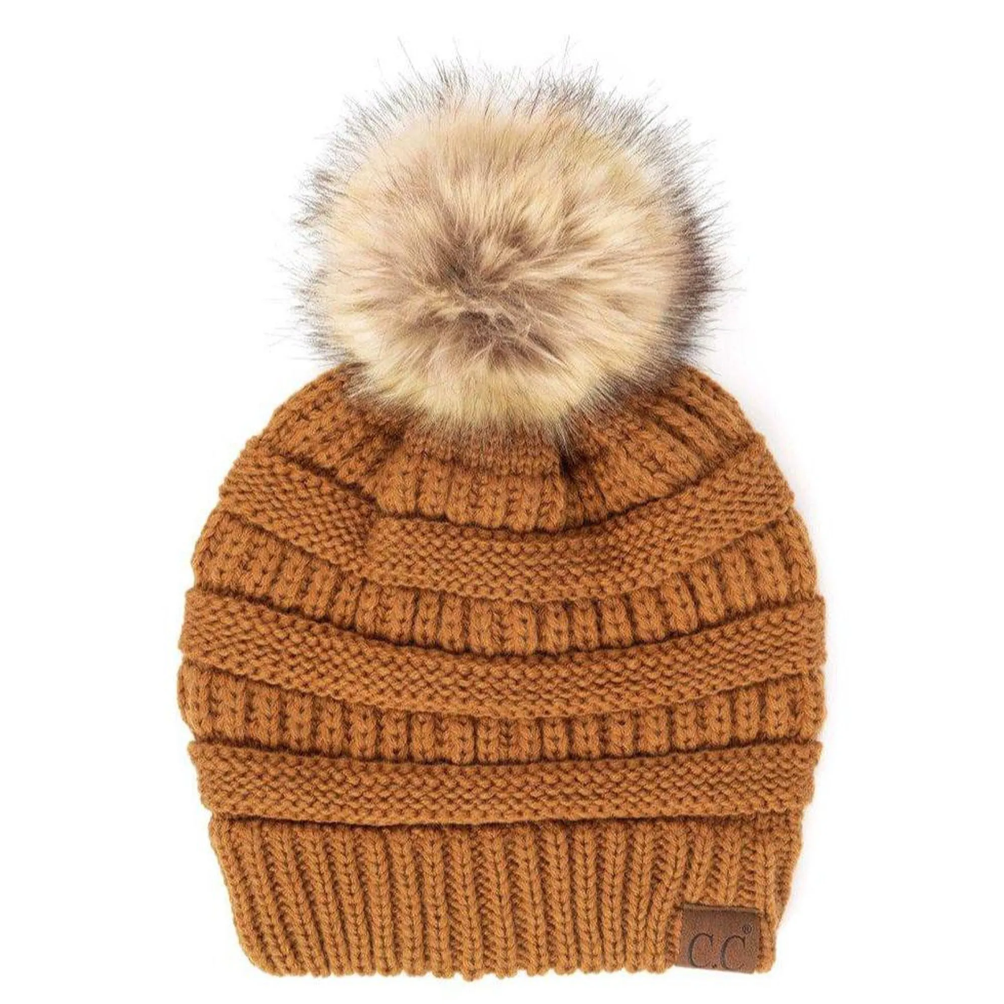 CC Trending Plush Pom Unisex Beanies Hats