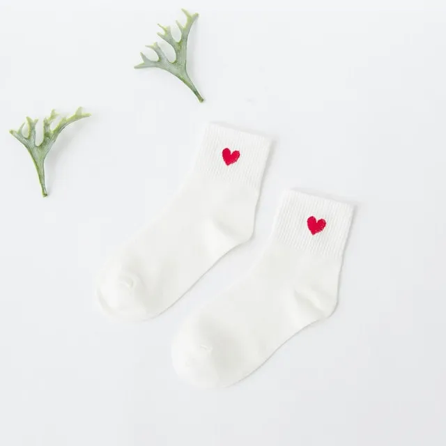 Cute Heart Long Socks