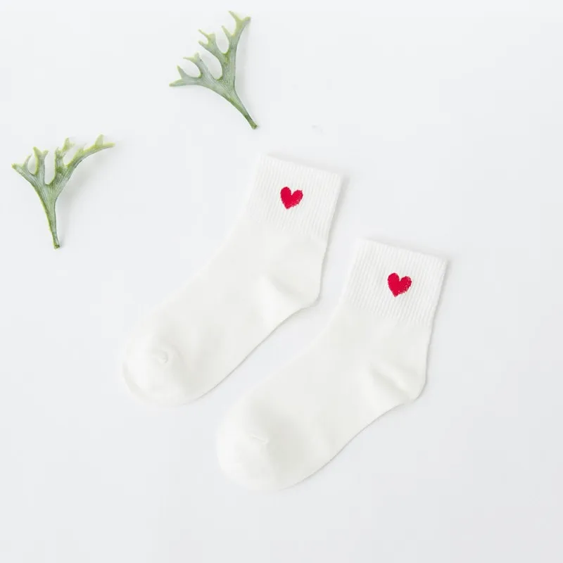Cute Heart Long Socks