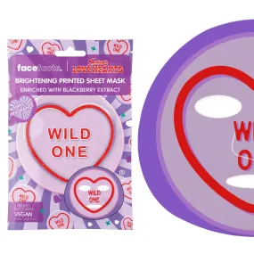 Face Facts Love Hearts Printed Sheet Mask Wild One