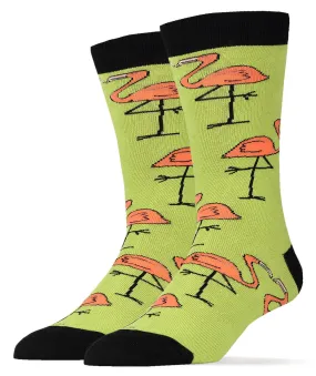 Flamingo At First Sight Socks (Men's)