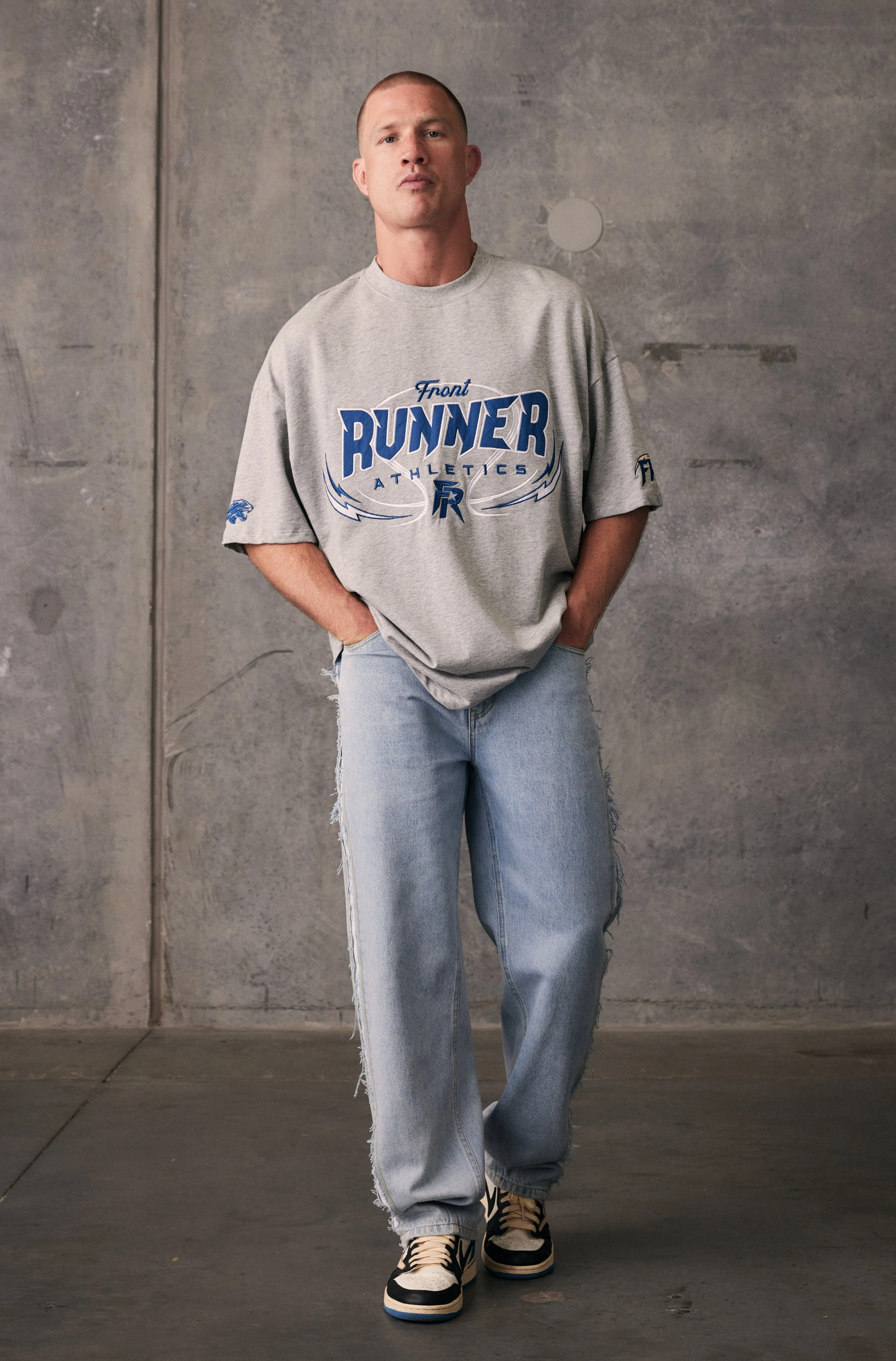FR Athletic Tee - Grey Marle