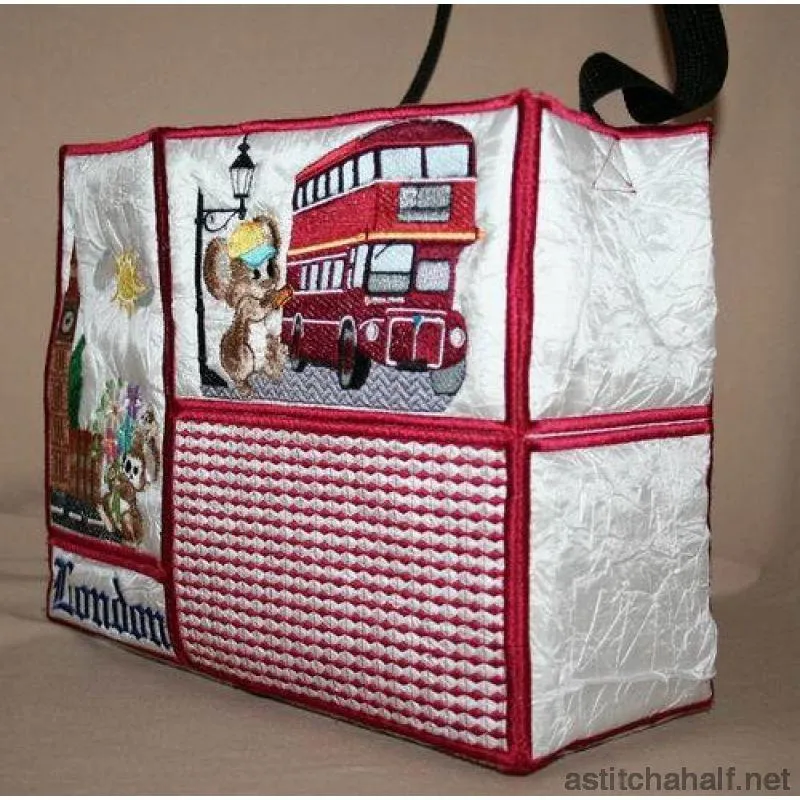 Fuzzy London Tote Bag
