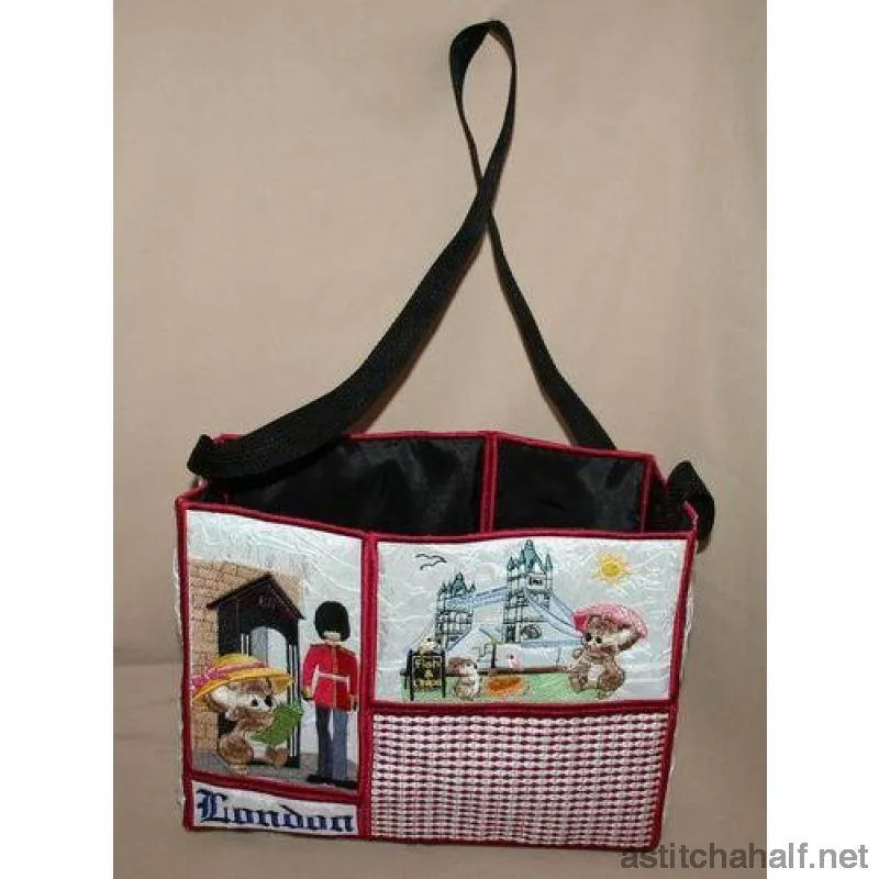 Fuzzy London Tote Bag