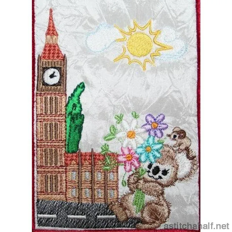 Fuzzy London Tote Bag