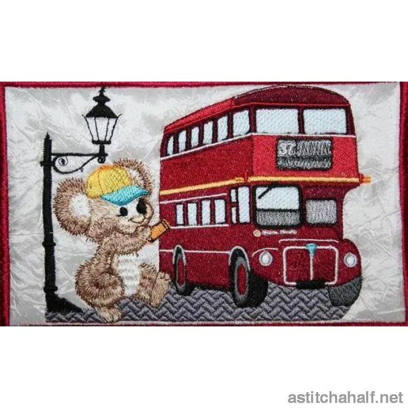 Fuzzy London Tote Bag