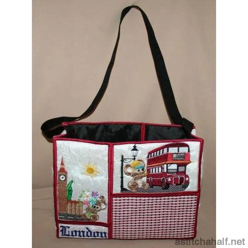 Fuzzy London Tote Bag
