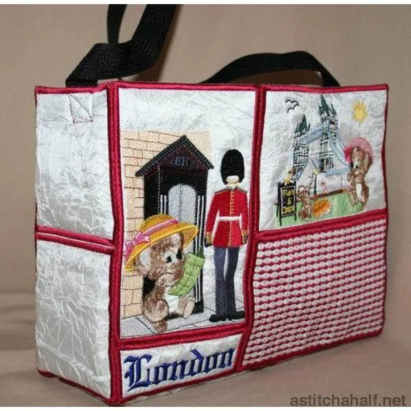 Fuzzy London Tote Bag