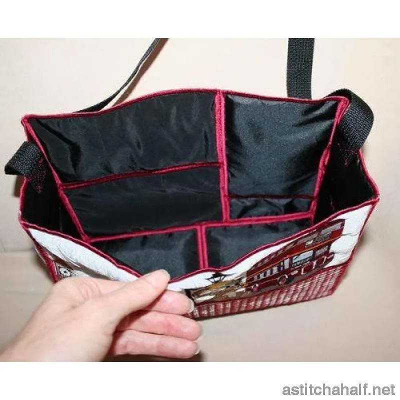 Fuzzy London Tote Bag