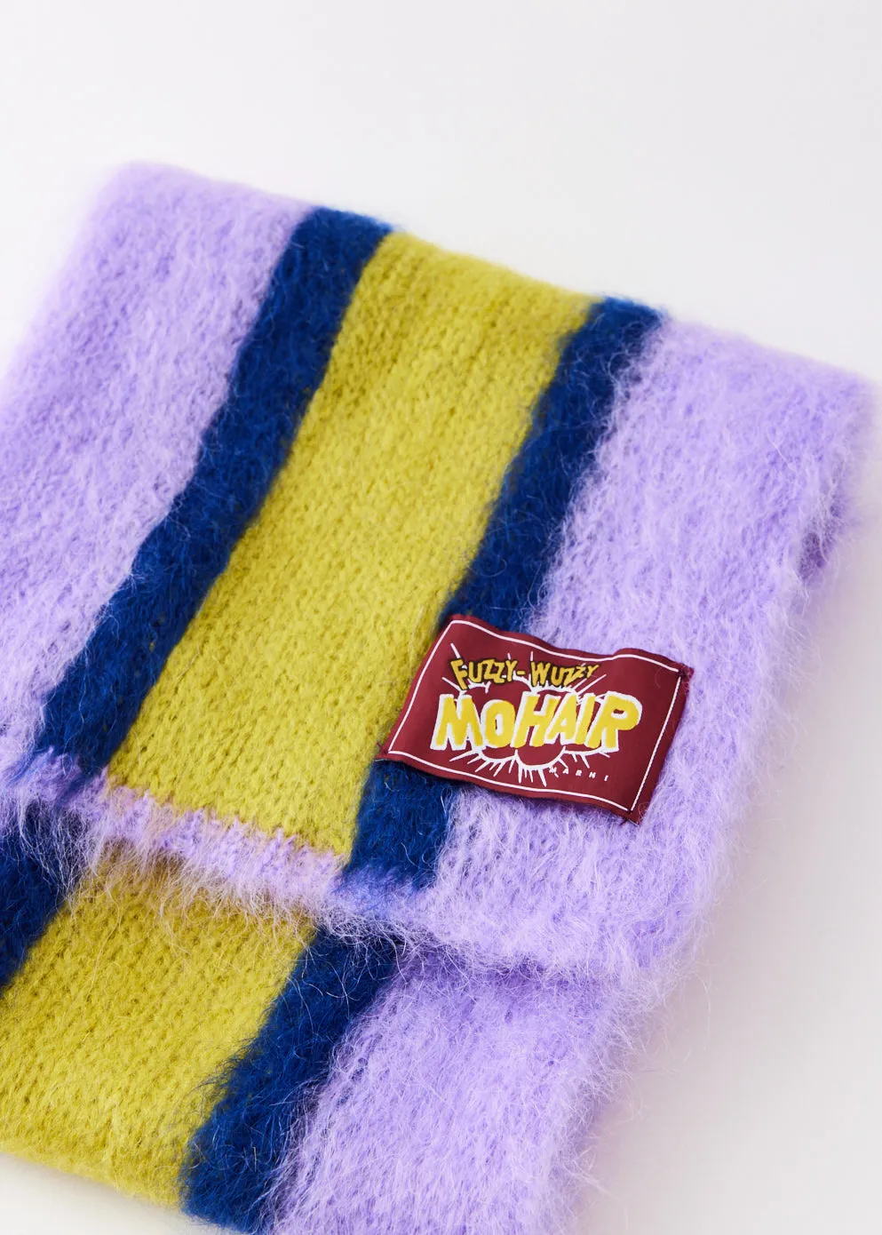 Intarsia Logo Scarf