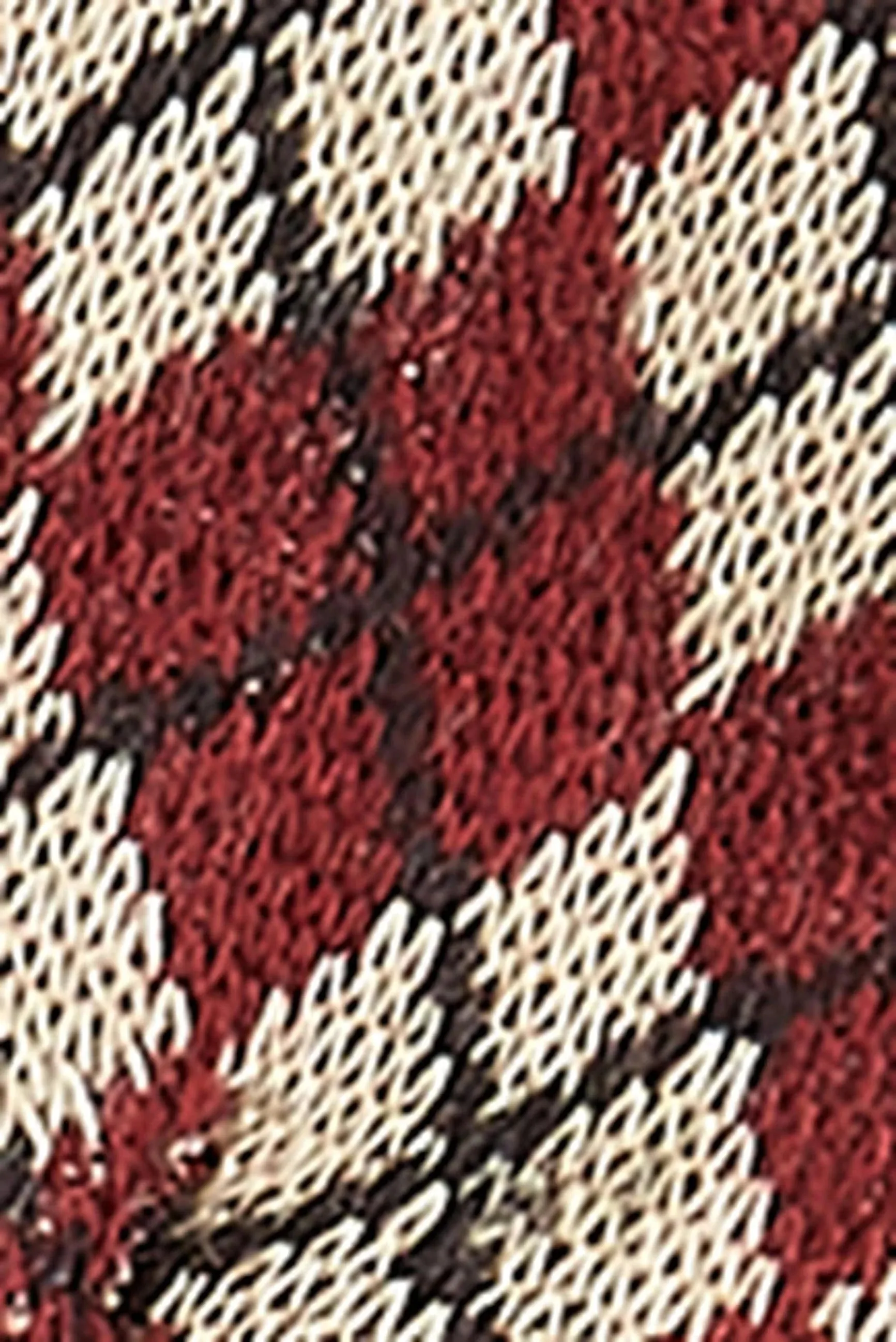 King Louie Argyle Gloves Cabernet Red