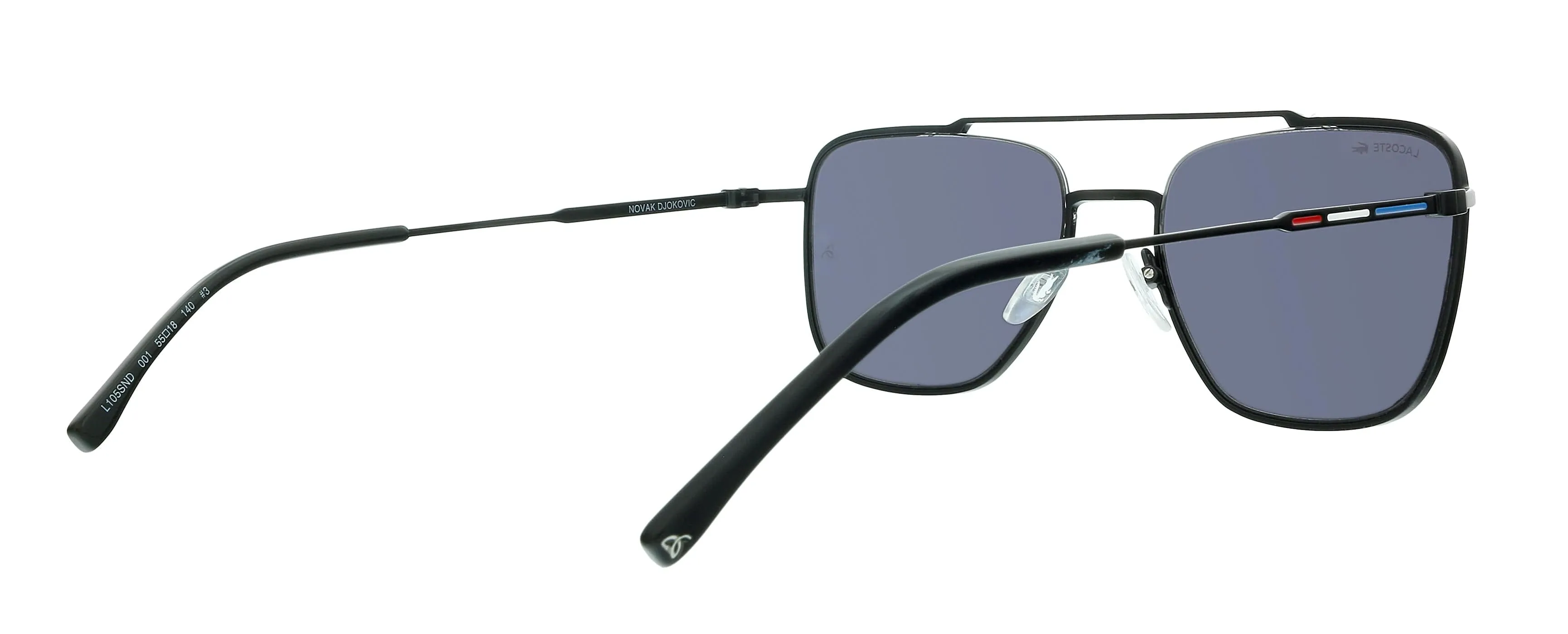 Lacoste L105SND 001 Black Navigator Sunglasses