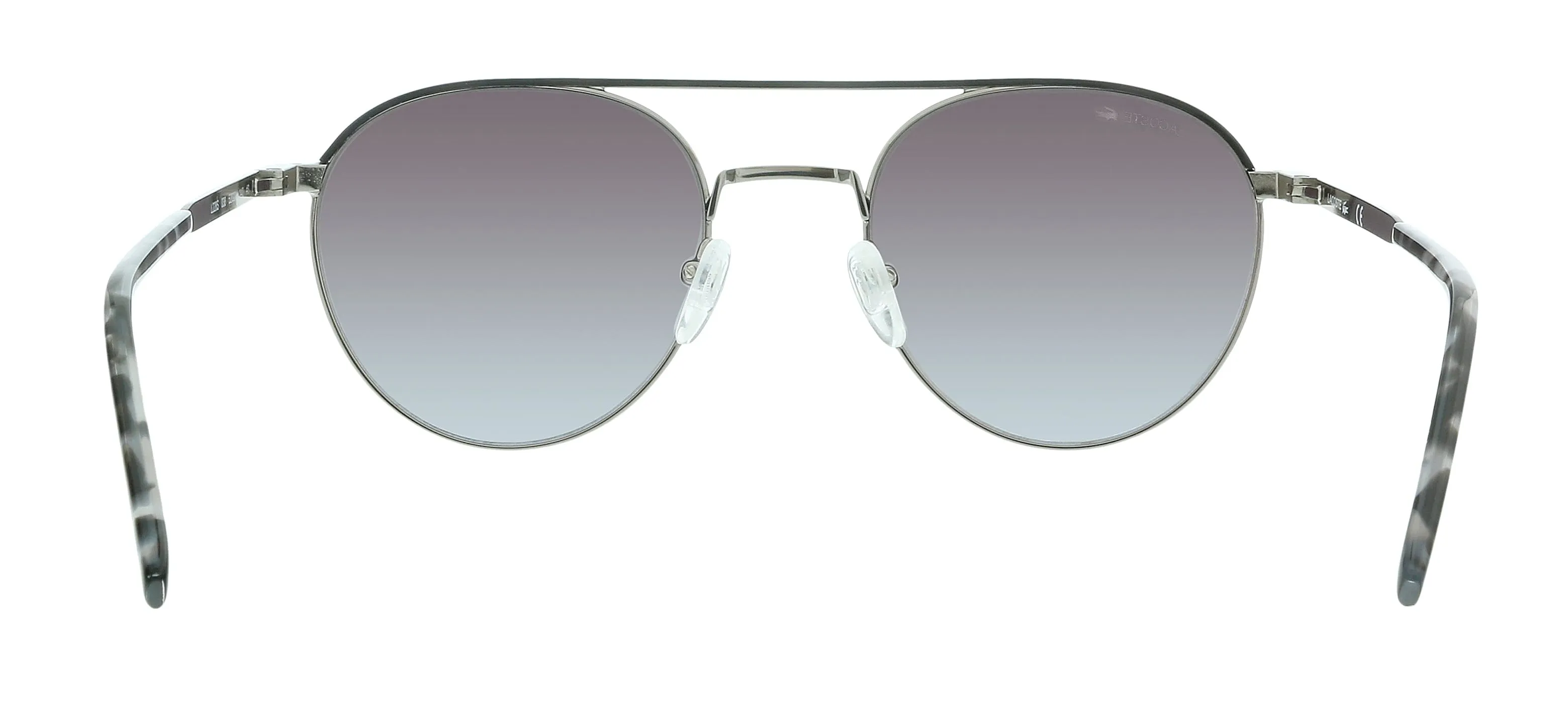 Lacoste L228S 038 Light Grey Oval Sunglasses