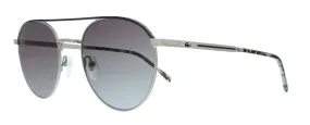 Lacoste L228S 038 Light Grey Oval Sunglasses