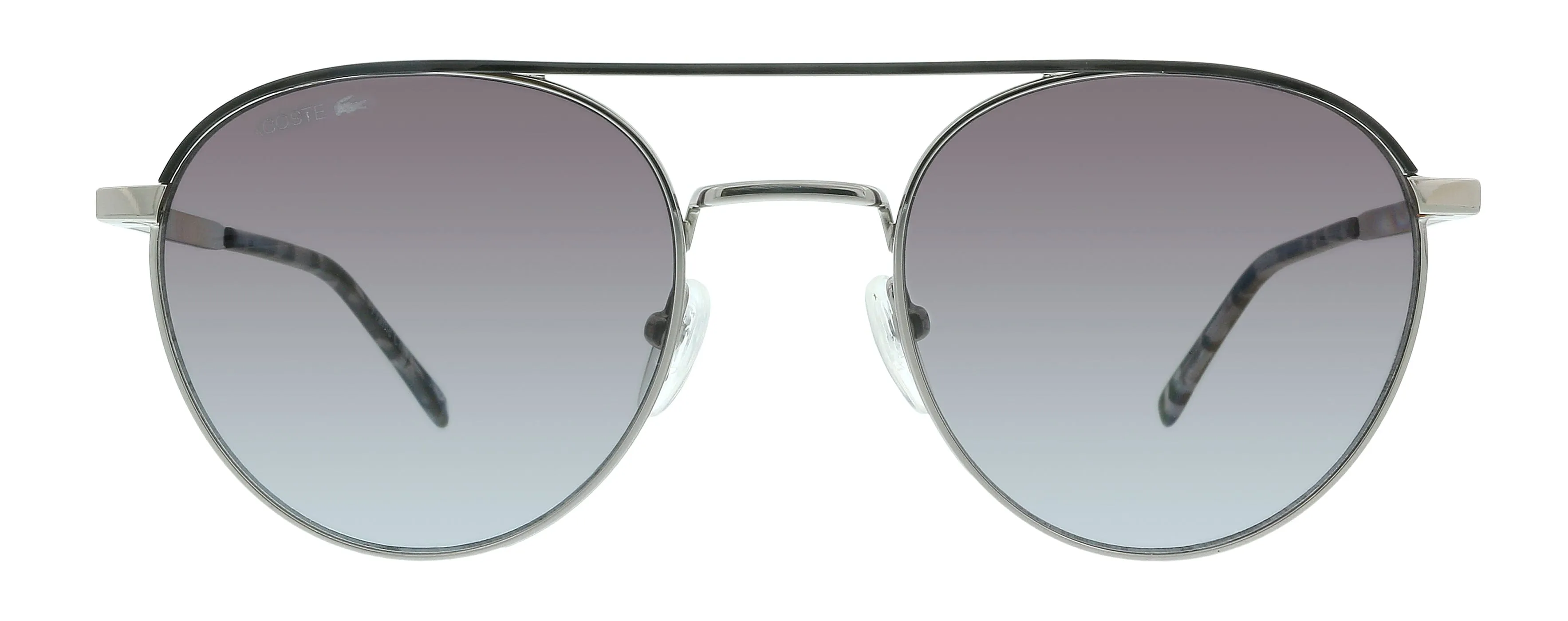 Lacoste L228S 038 Light Grey Oval Sunglasses