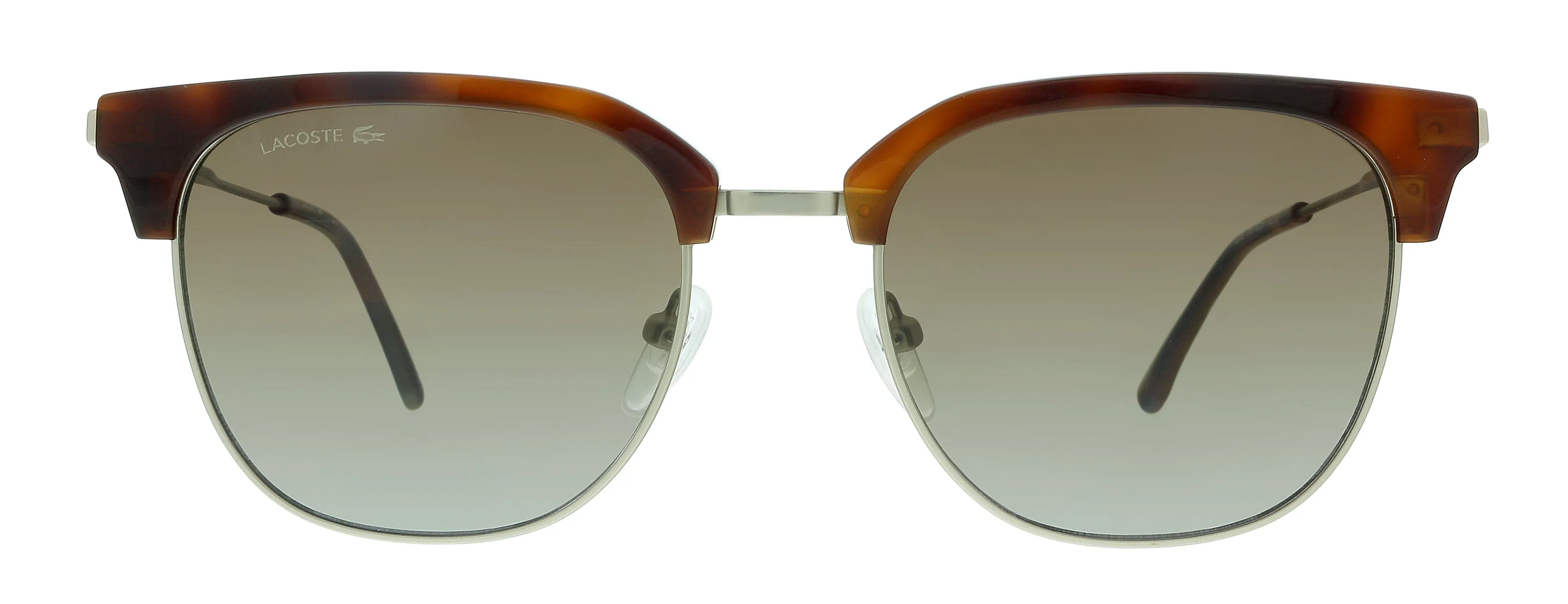 Lacoste L240S 718 Light Gold Modified Rectangle Sunglasses