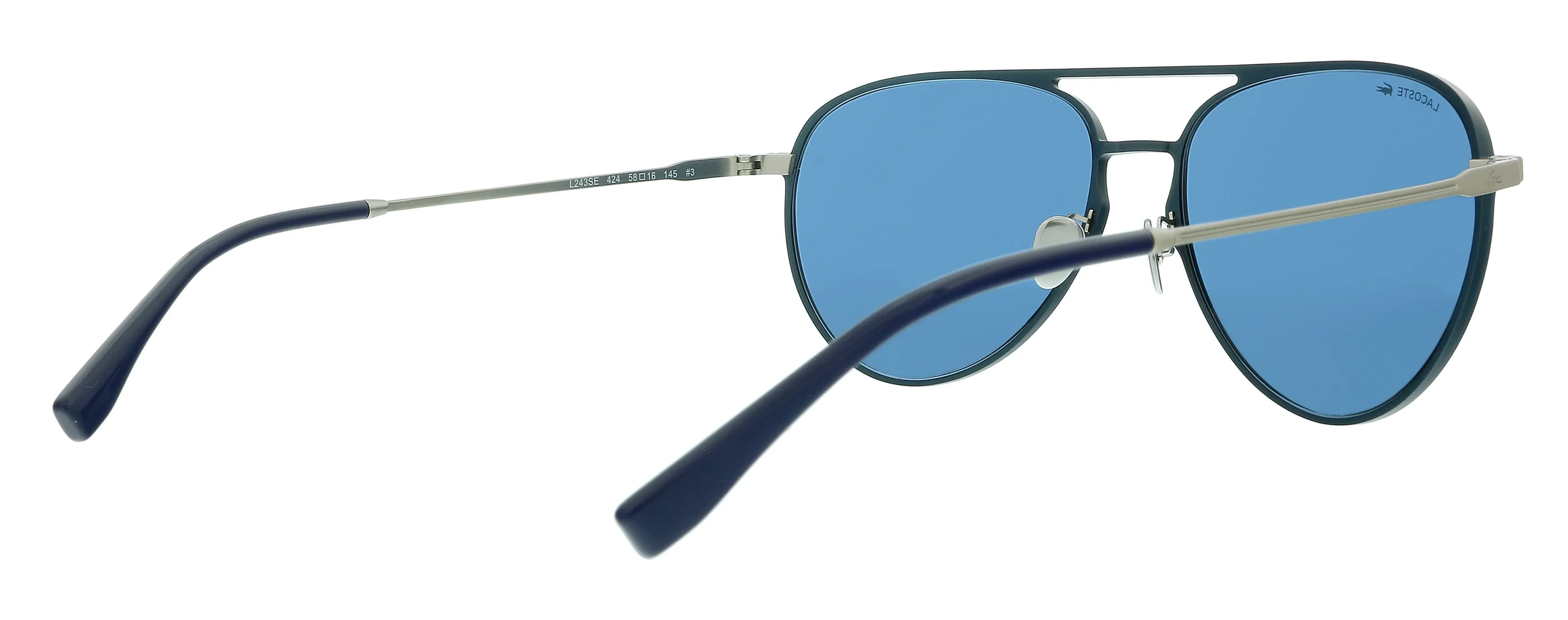 Lacoste L243SE 424 Blue Aviator Sunglasses