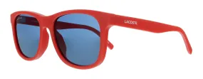 Lacoste L3638SE 615 Matte Red Rectangle Sunglasses