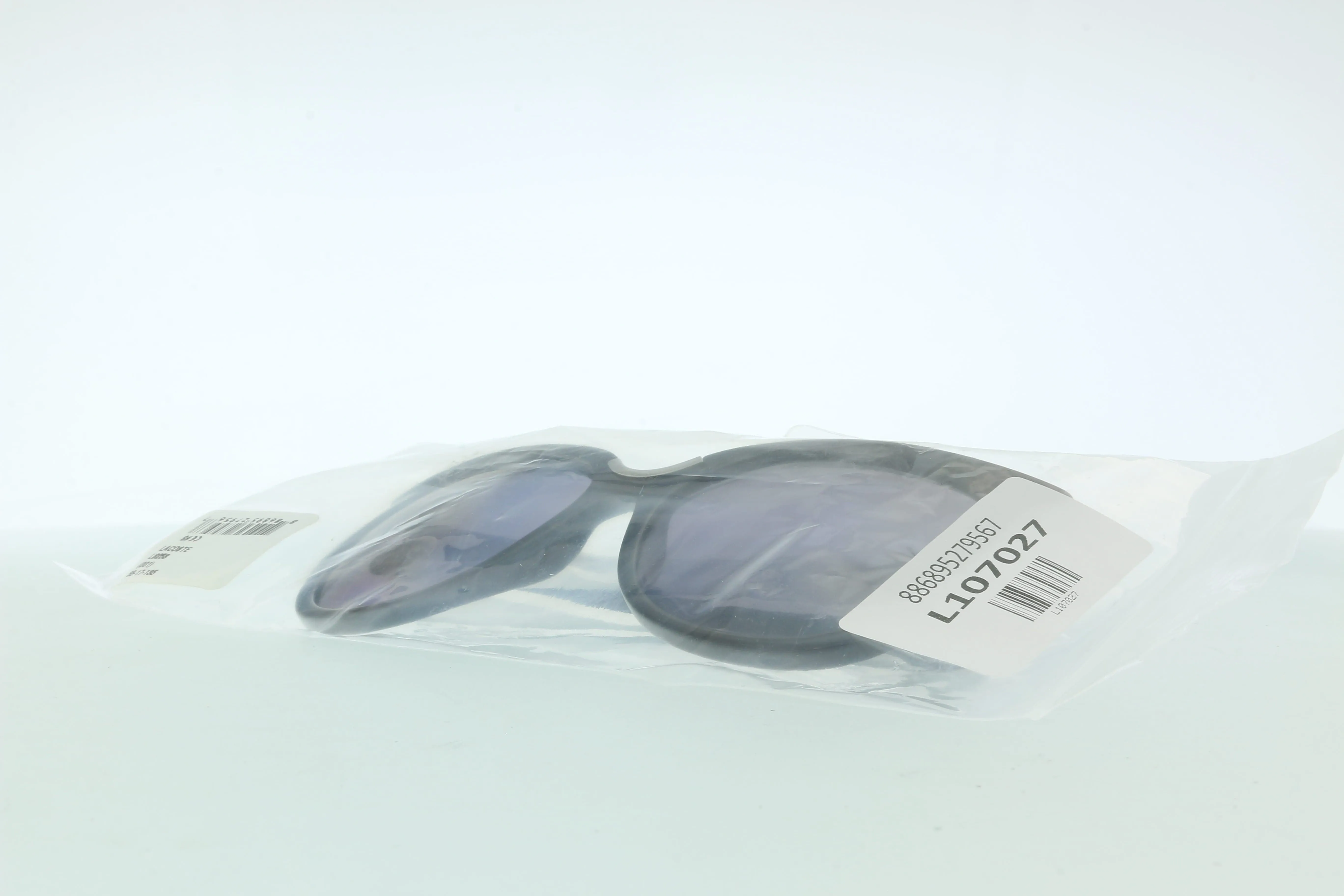Lacoste L825S 001 Black Oval Sunglasses
