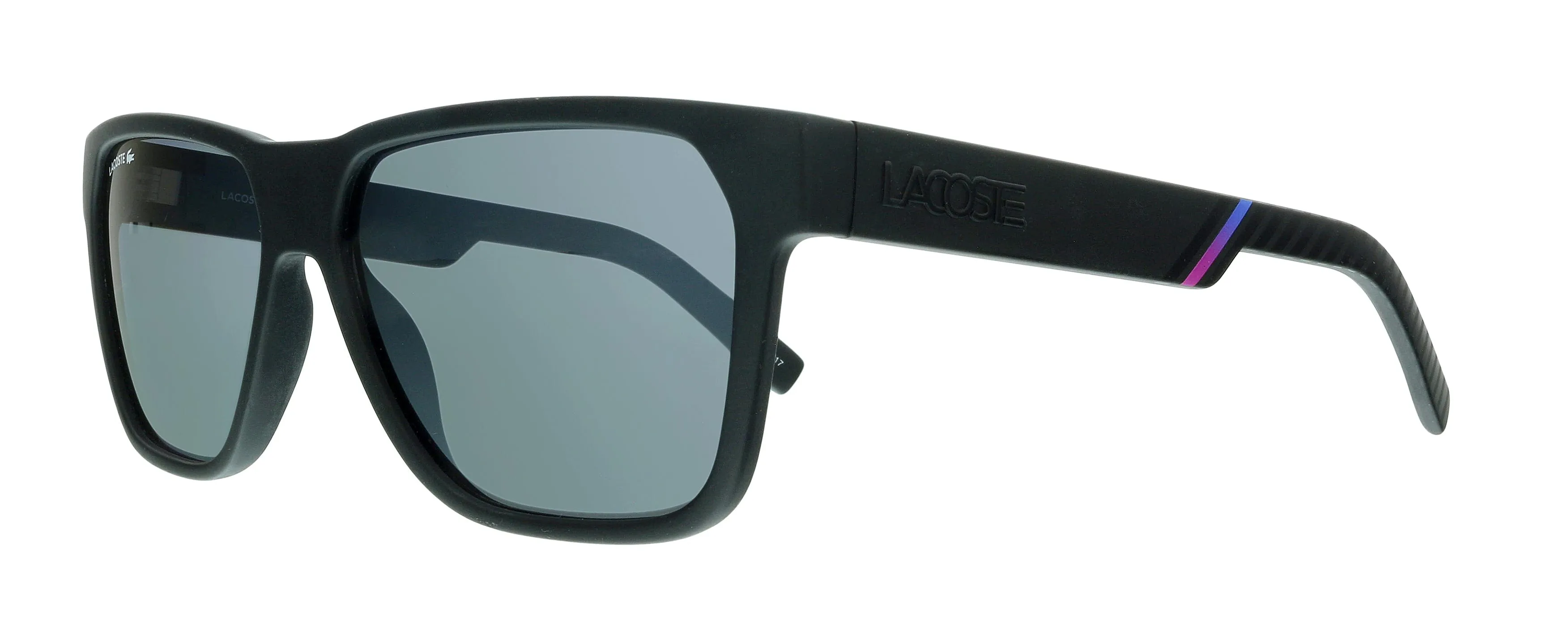Lacoste L867S 002 Matte Black Modified Rectangle Sunglasses