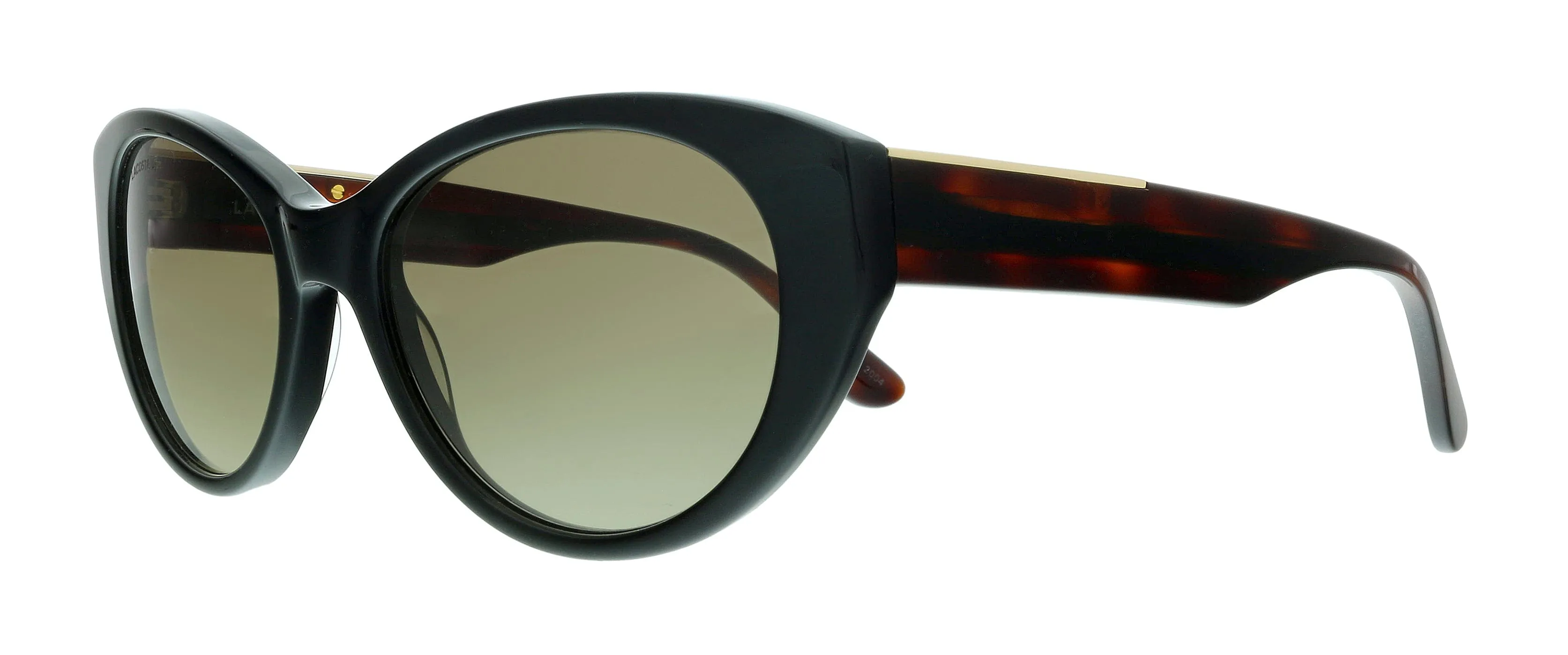 Lacoste L912S 002 Onyx Oval Sunglasses