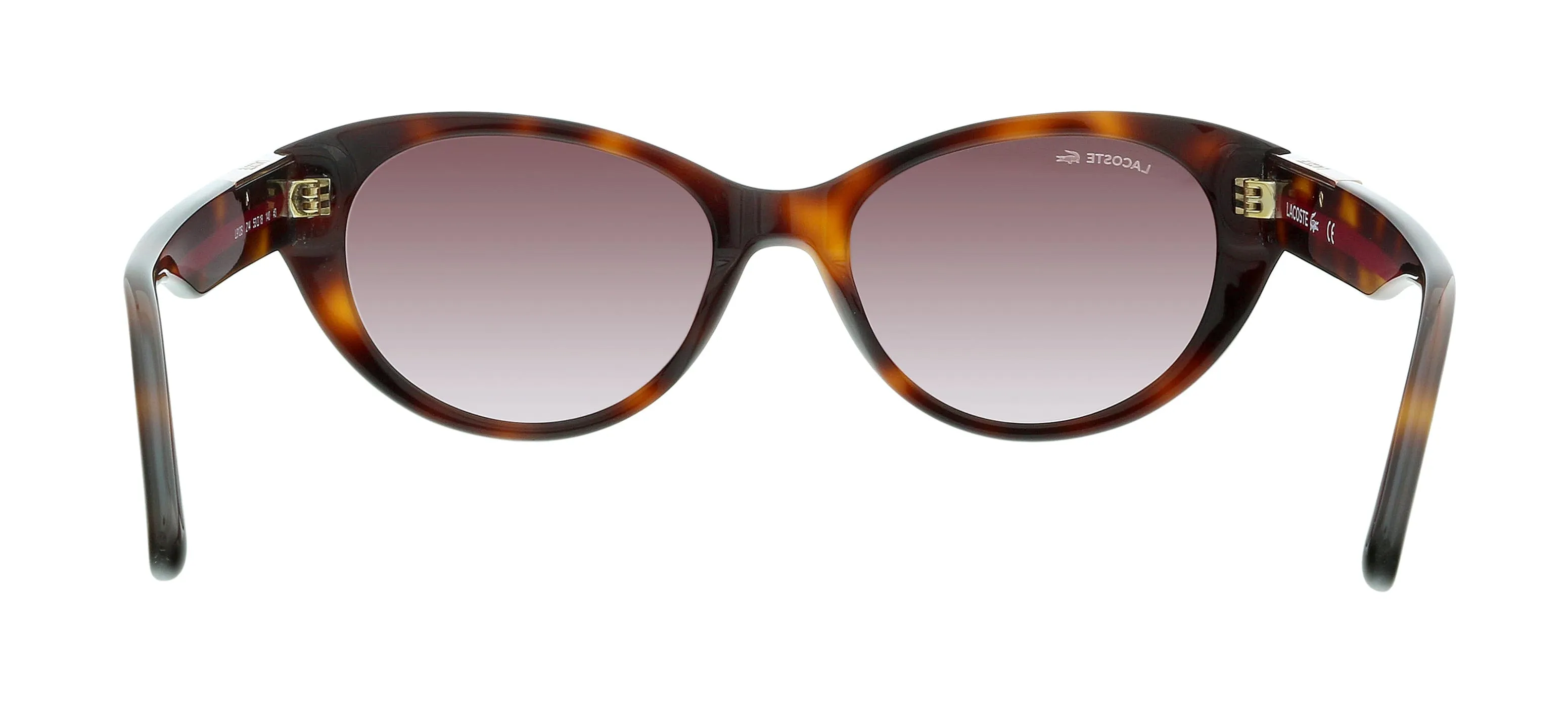 Lacoste L912S 214 Havana Oval Sunglasses