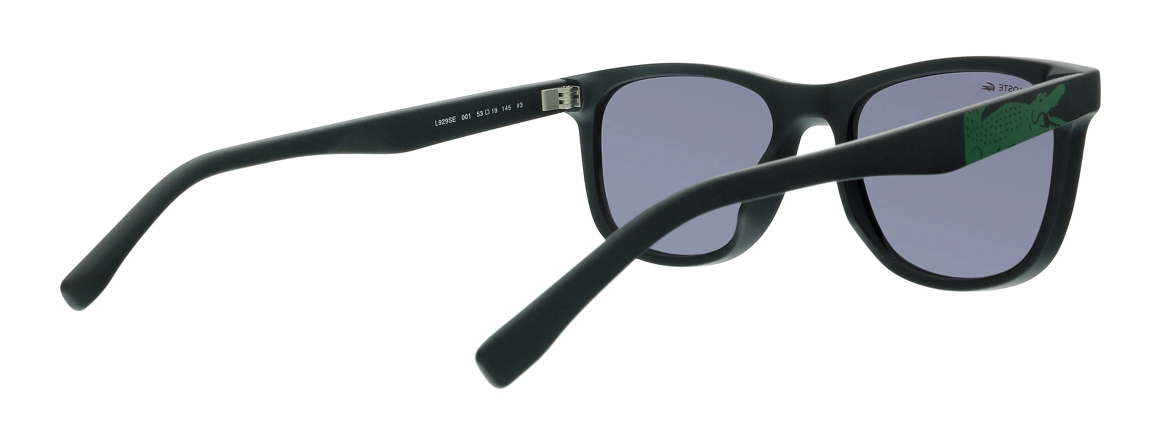 Lacoste L929SE 001 Matte Black Rectangle Sunglasses