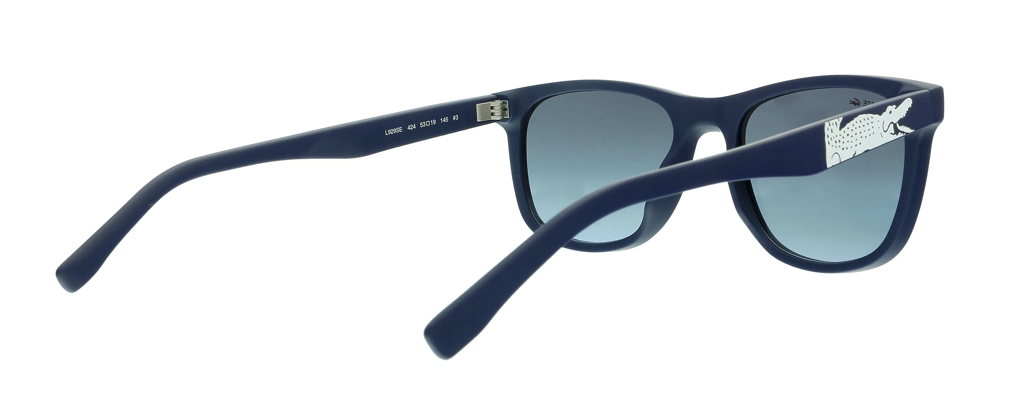 Lacoste L929SE 424 Matte Blue Rectangle Sunglasses