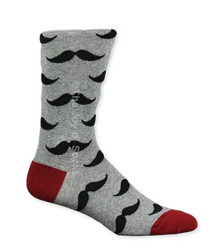 Manly Mustaches Socks (Men's)
