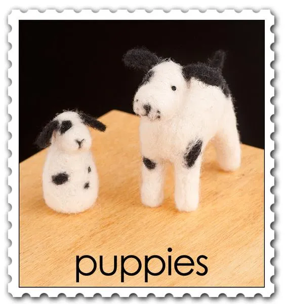 Puppies Needle Felting Kit