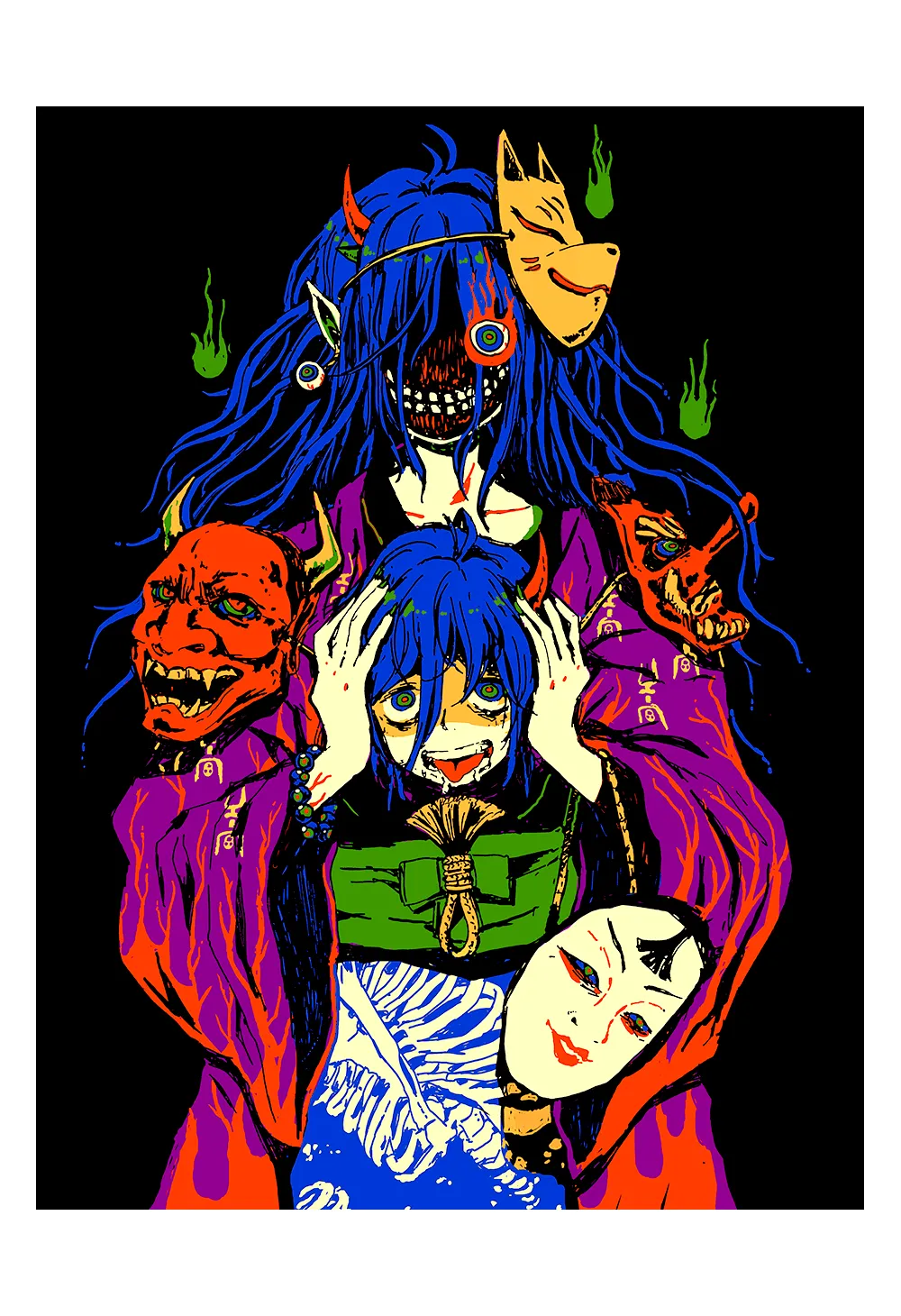 "MASK COLLECTOR" Screen Print