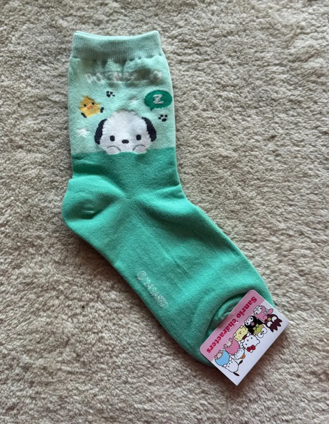 Sanrio Character Happy Cotton Crew Ankle Socks