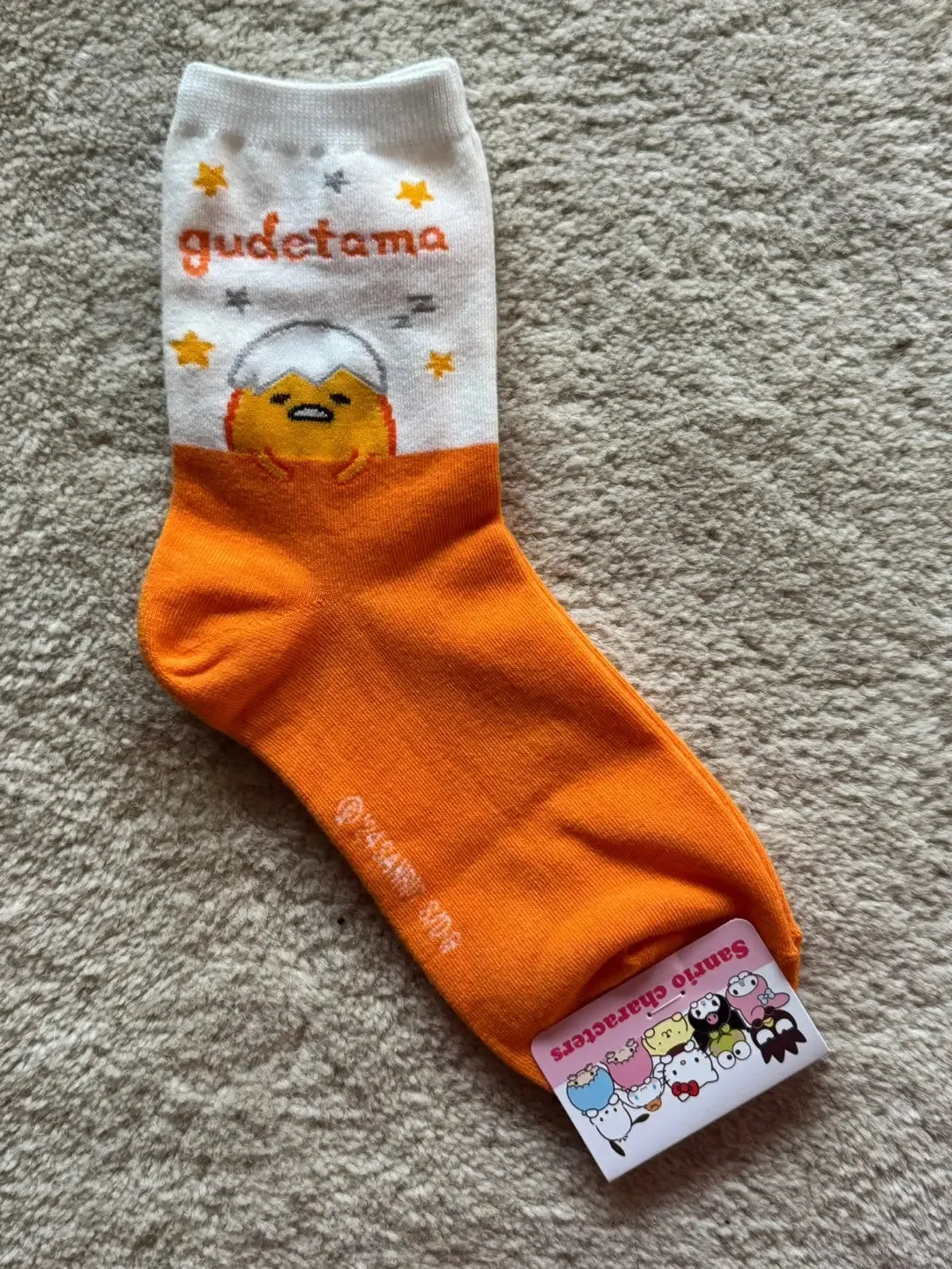 Sanrio Character Happy Cotton Crew Ankle Socks