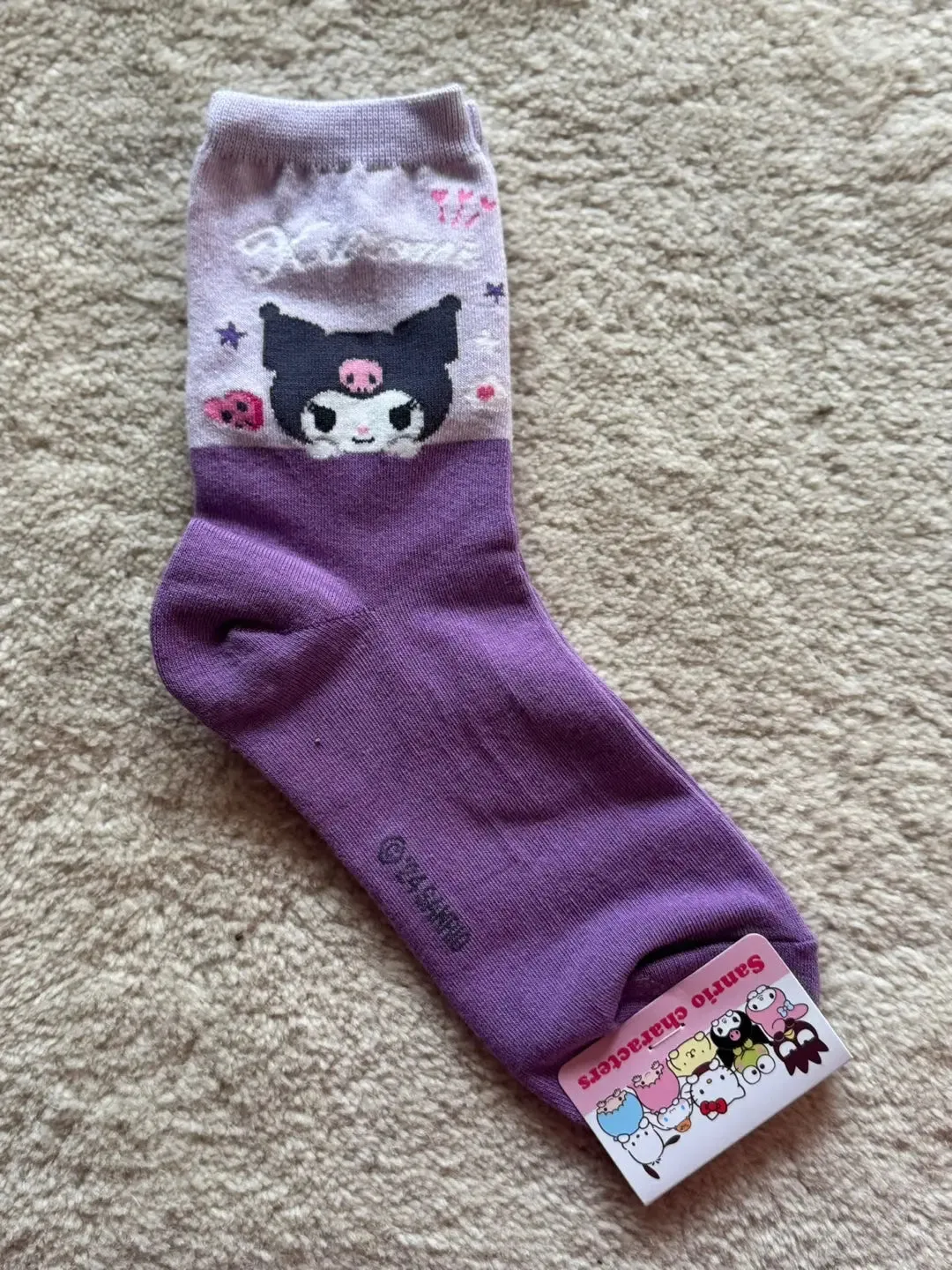 Sanrio Character Happy Cotton Crew Ankle Socks