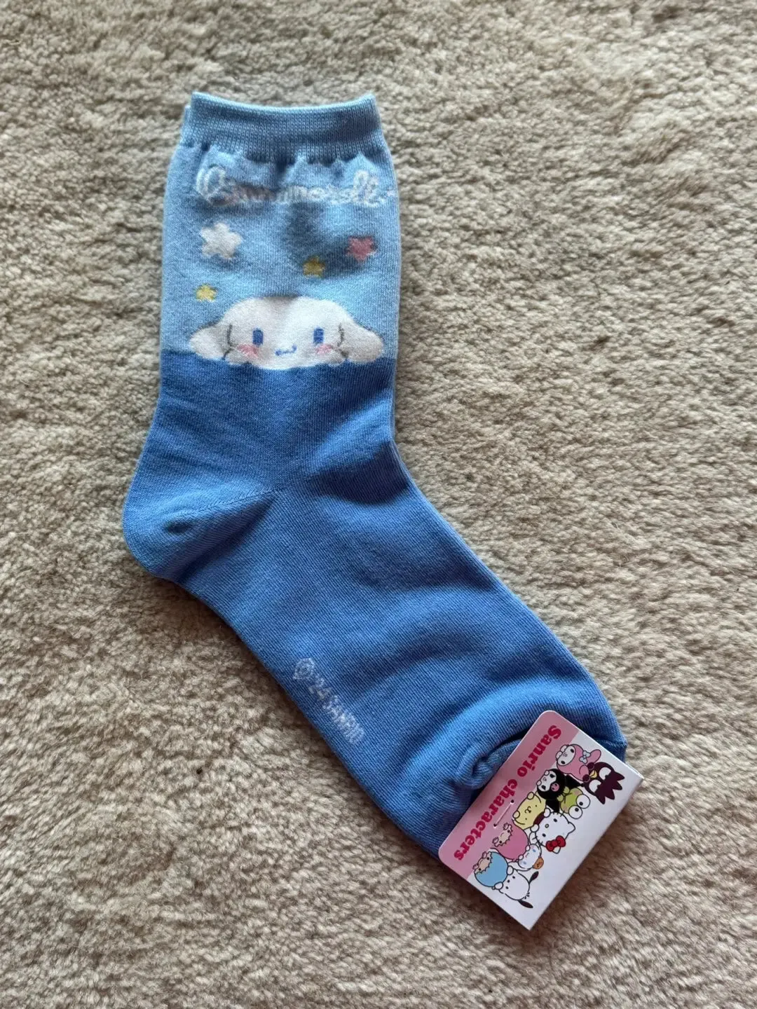 Sanrio Character Happy Cotton Crew Ankle Socks